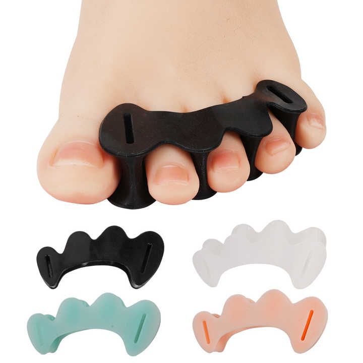 Silicone Toe Separators for Foot Pain Relief (Set of 4)